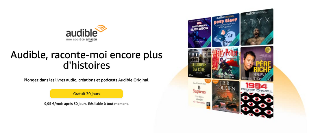 Audible, raconte-moi encore plus d'histoires